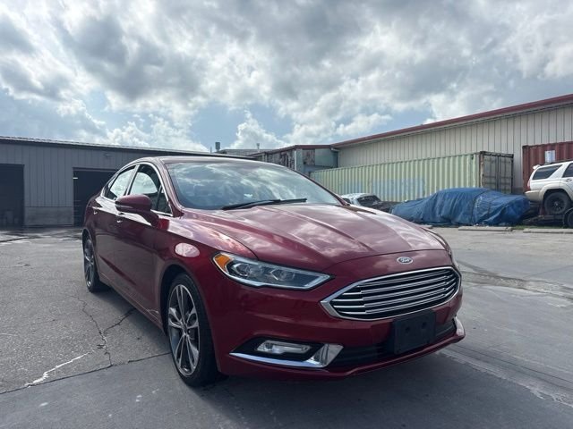 Used 2017 Red Ford Titanium image 1