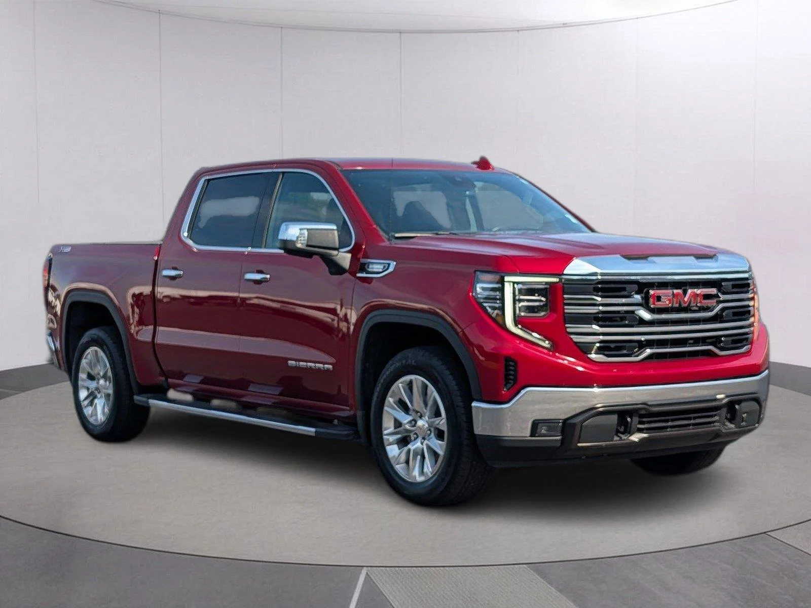 Used 2023 Volcanic Red Tintcoat GMC SLT image 8