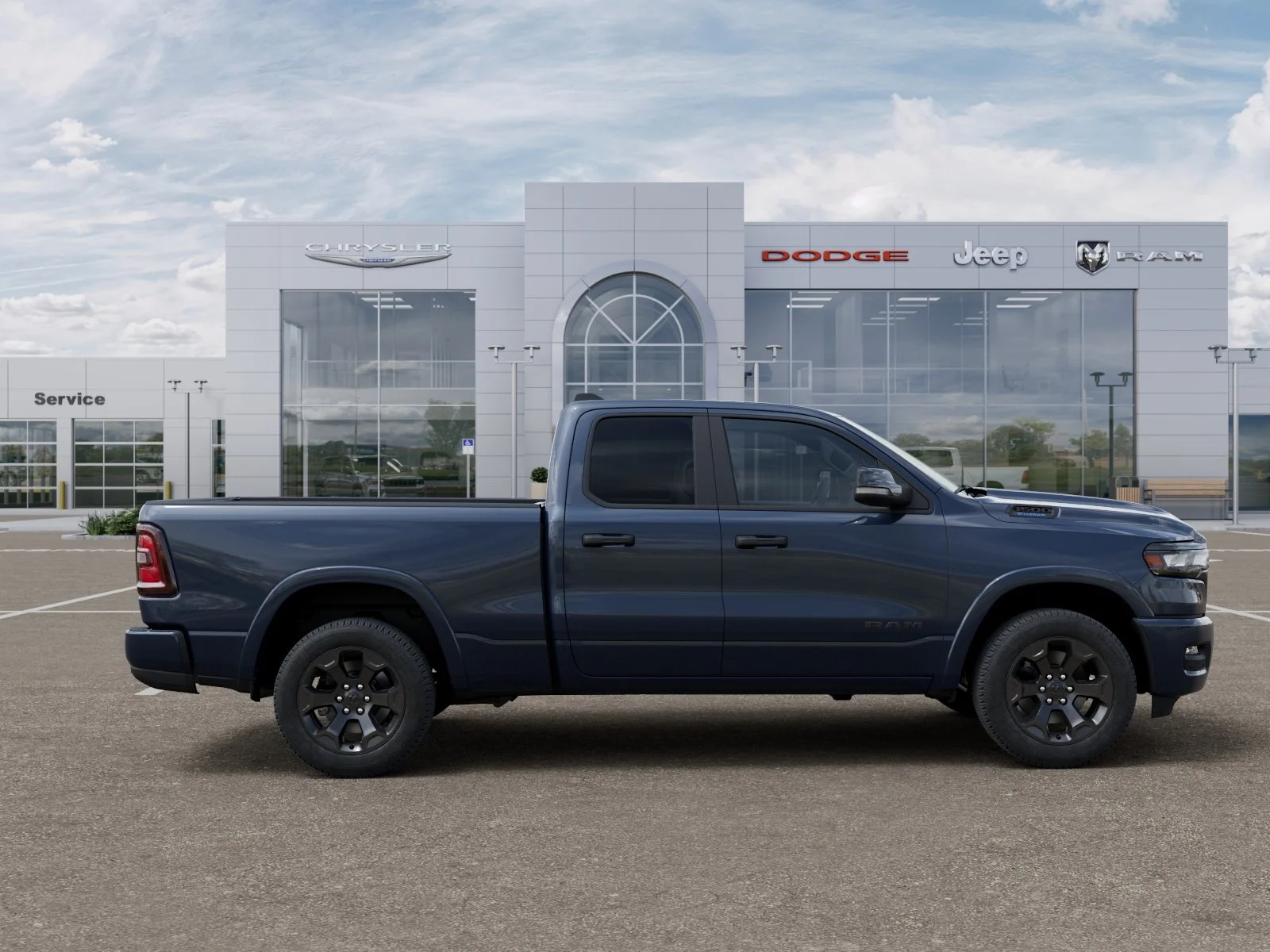 New 2026 Forged Blue Metallic Exterior Paint RAM Big Horn/Lone Star image 43