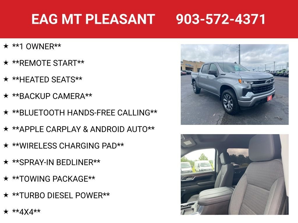 Used 2023 Sterling Gray Metallic Chevrolet RST image 4