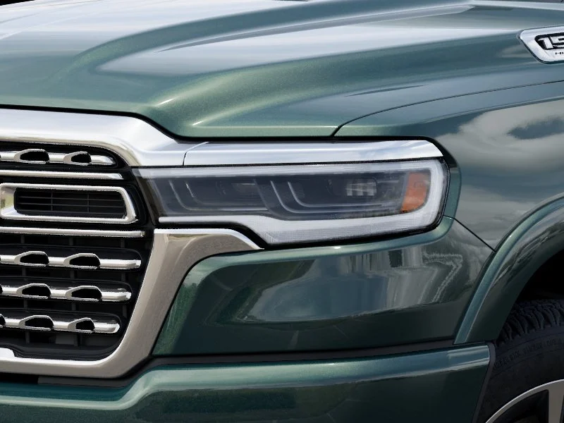 New 2027 Serrano-Green Metallic Exterior Paint RAM Longhorn image 6