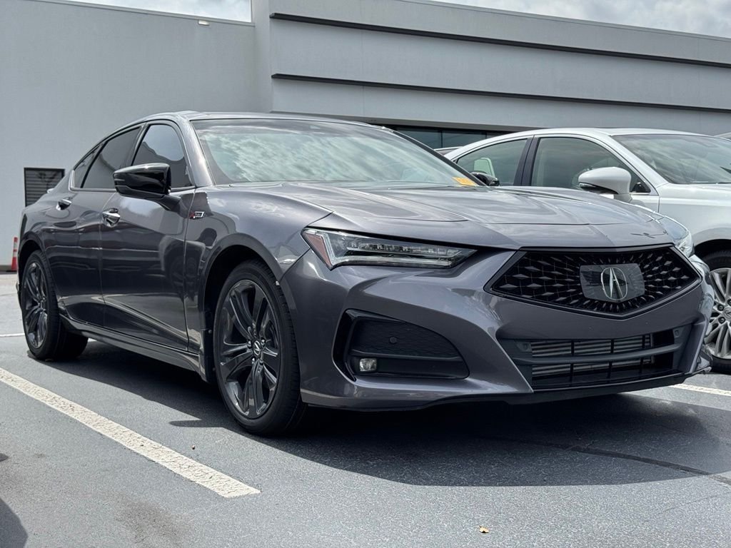 Used 2023 Gray Acura A-Spec Package image 1