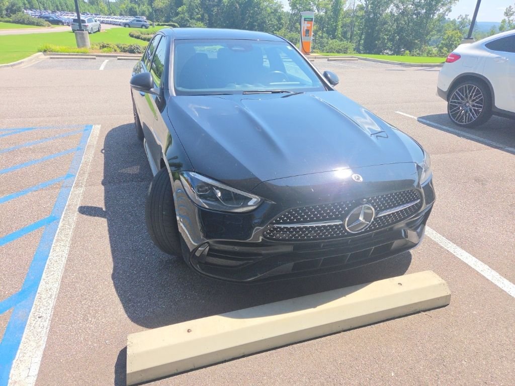 Certified Used 2024 Black Mercedes-Benz C 300 image 1