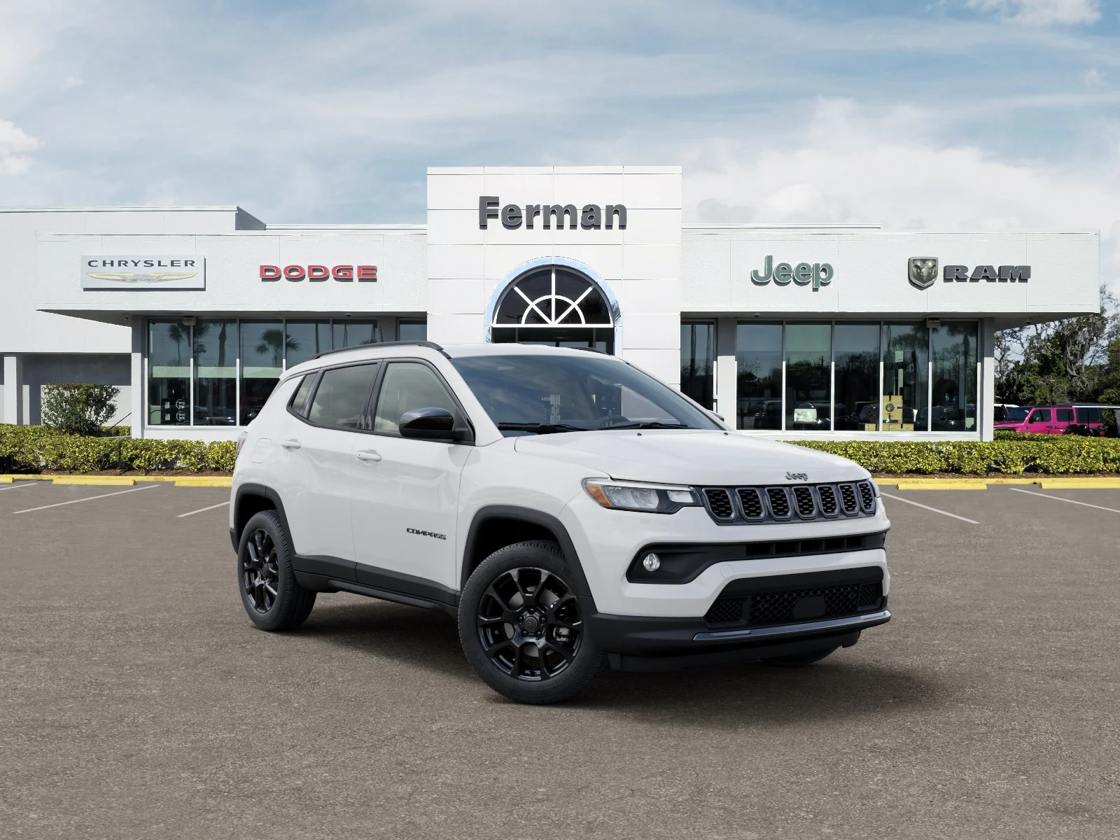 New 2026 Bright White Clear-Coat Exterior Paint Jeep Latitude image 32