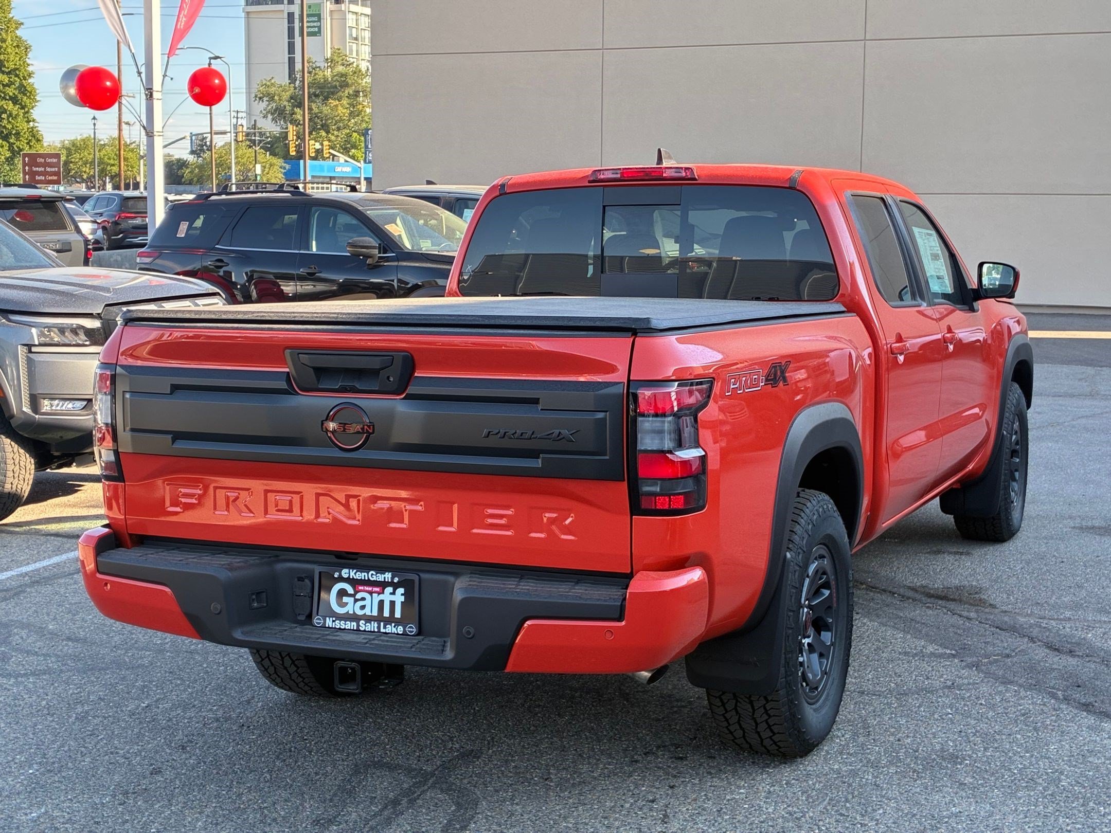 New 2026 Afterburn Orange Nissan Crew Cab PRO-4X® Long Bed image 3