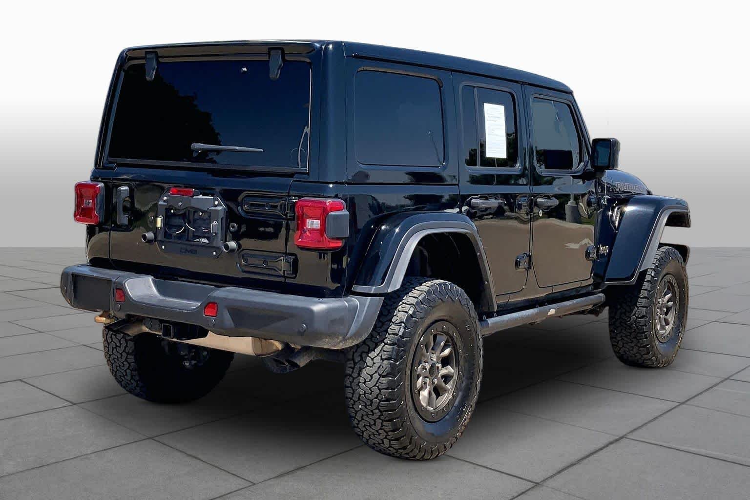 Used 2022 Black Clearcoat Jeep Unlimited Rubicon 392 image 13