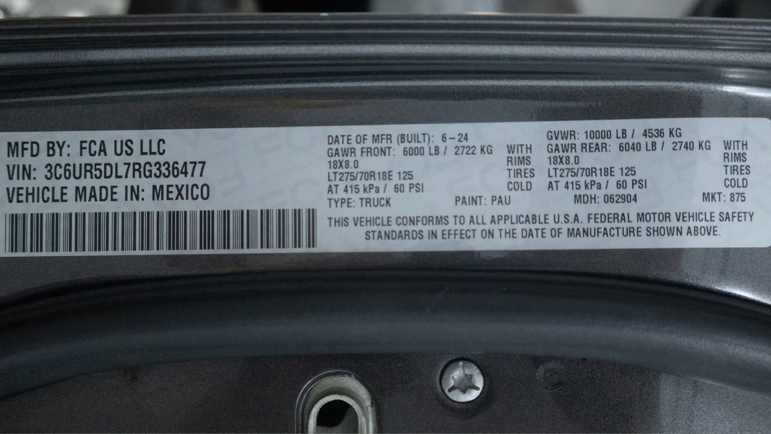 Used 2024 Gray Med Ram Big Horn image 23