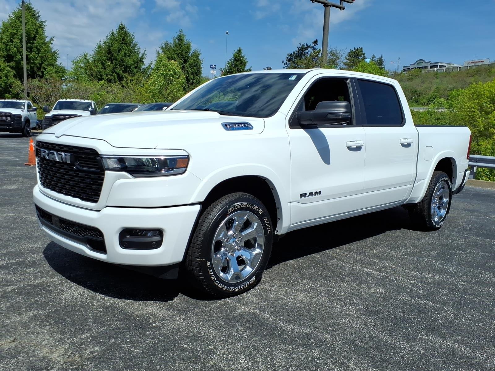 New 2026 Bright White Clear-Coat Exterior Paint RAM Big Horn image 1