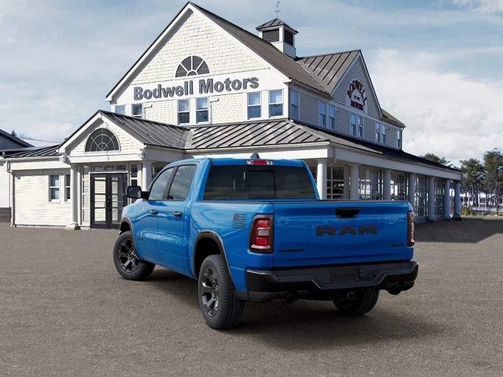 New 2026 Hydro Blue Pearlcoat RAM Big Horn Crew Cab 4x4 5