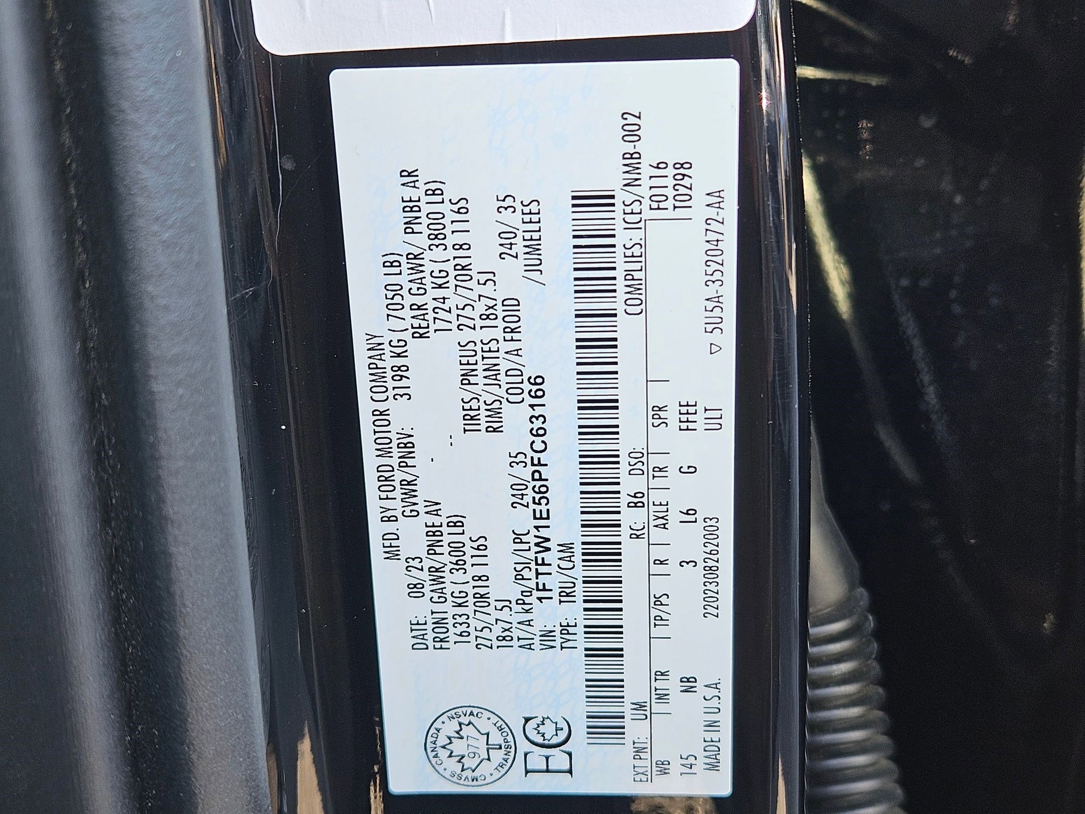 Used 2023 Black Ford Tremor image 35