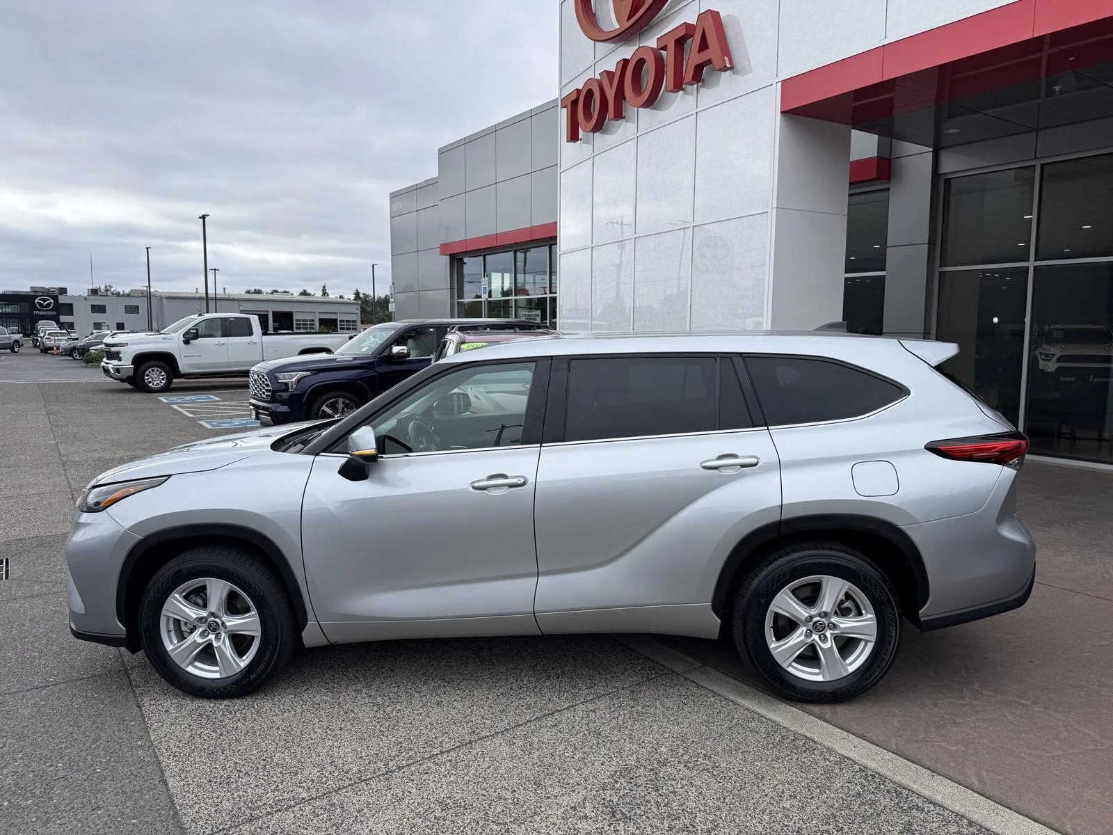 Used 2023 Celestial Silver Metallic Toyota LE image 3