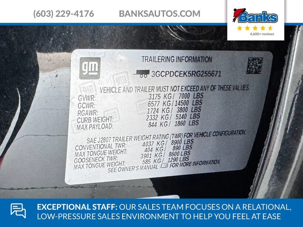 Certified Used 2024 Black Chevrolet Custom Trail Boss image 10