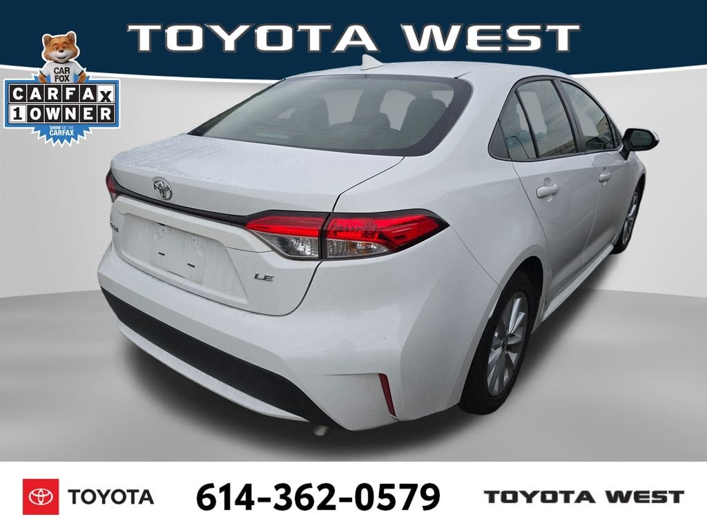 Used 2020 White Toyota LE image 8