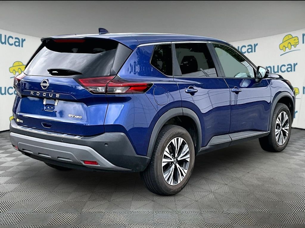 Used 2022 Caspian Blue Metallic Nissan SV image 6