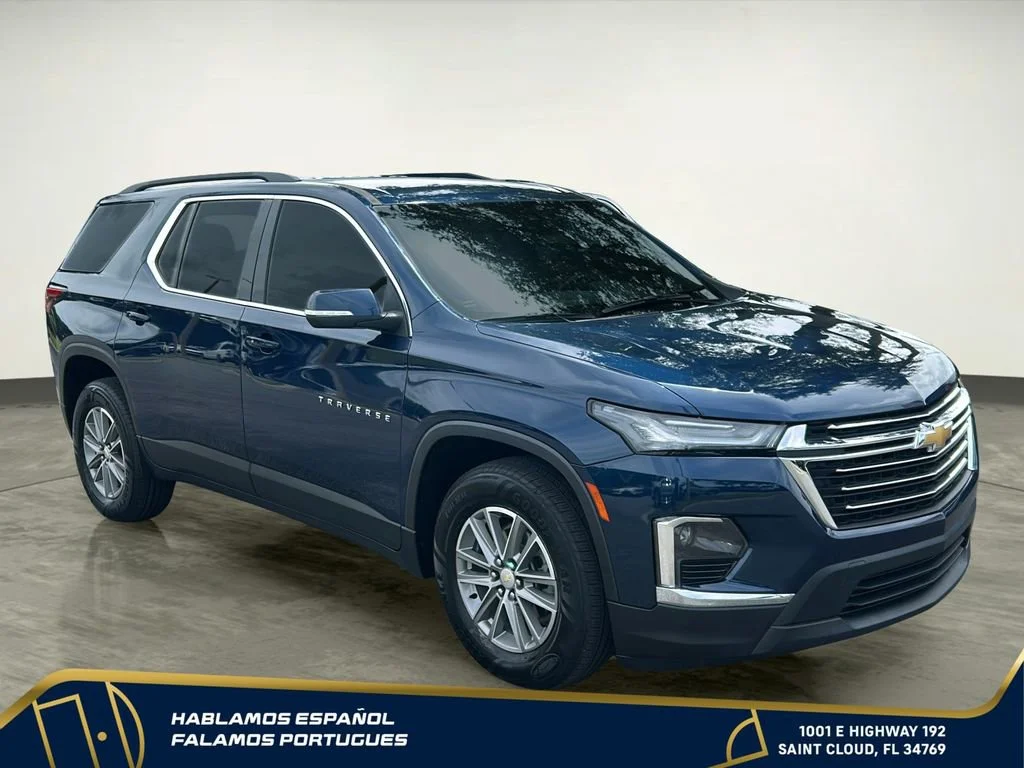 Used 2022 Northsky Blue Metallic Chevrolet LT Cloth image 8