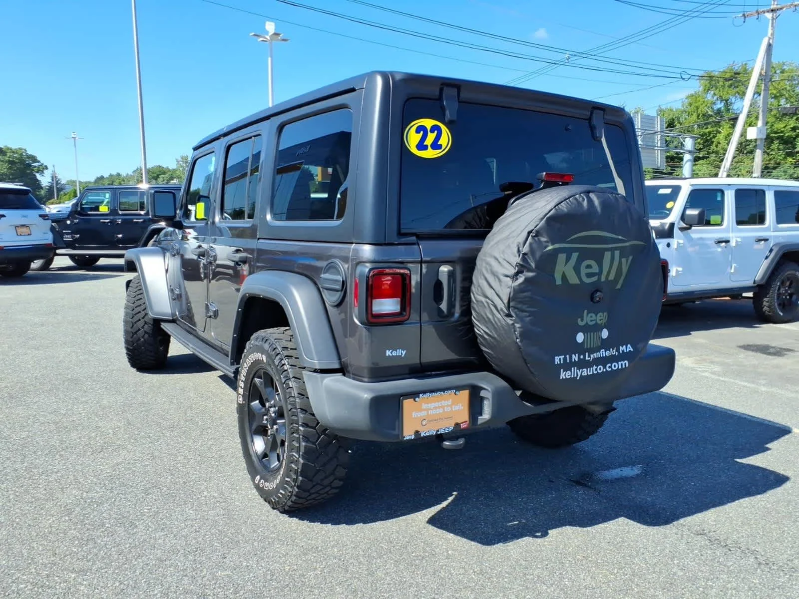 Certified Used 2022 Granite Crystal Metallic Clearcoat Jeep Unlimited Willys image 11