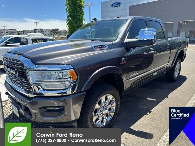 Used 2023 Granite Crystal Clearcoat Metallic Ram Limited image 4