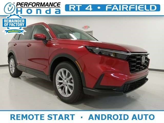 Certified Used 2024 Radiant Red Metallic Honda EX image 1