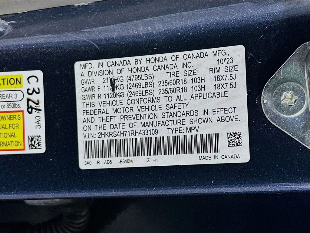 Used 2024 Blue Honda EX-L image 33