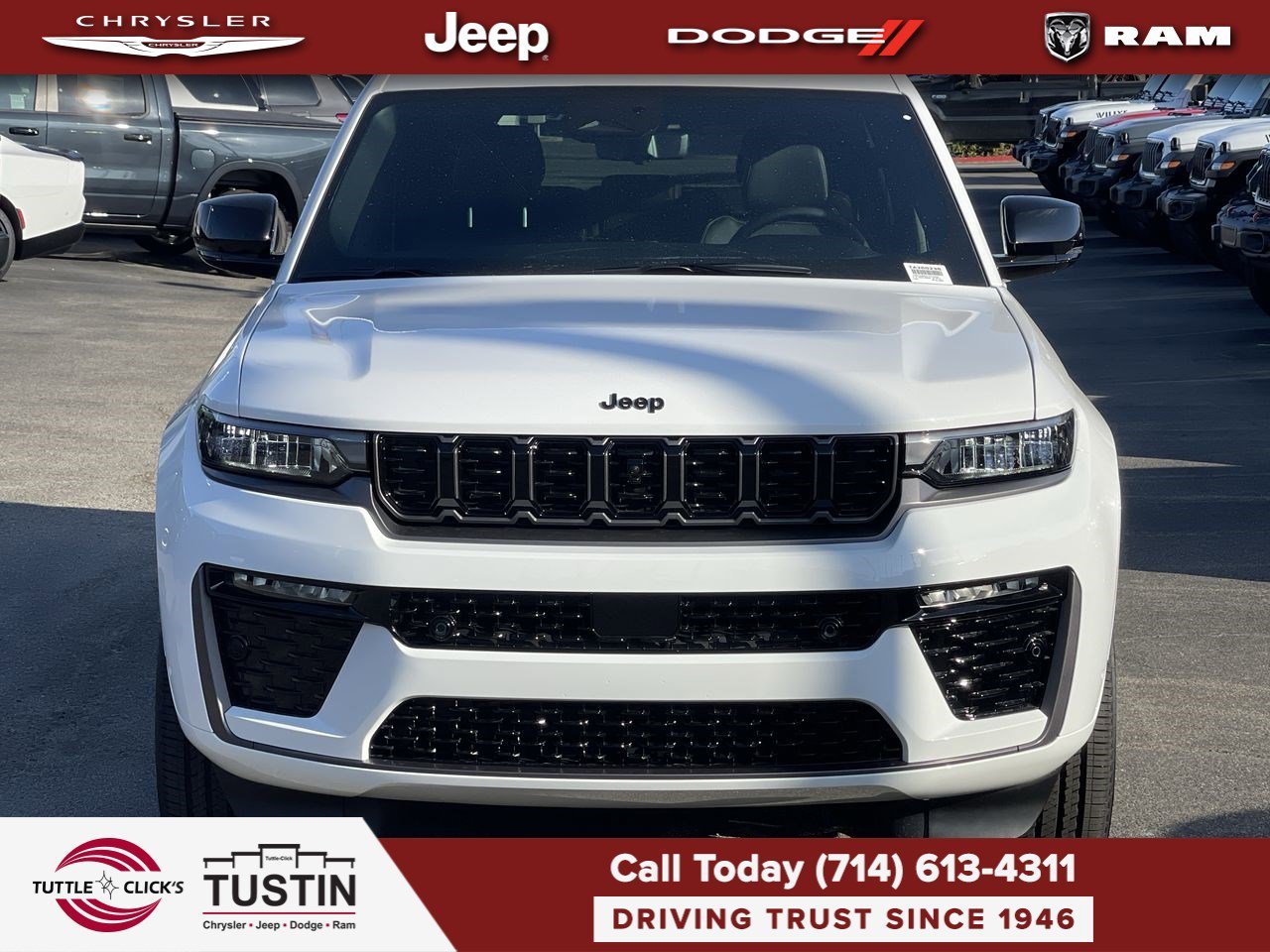 New 2026 Bright White Clear-Coat Exterior Paint Jeep Limited Reserve image 2