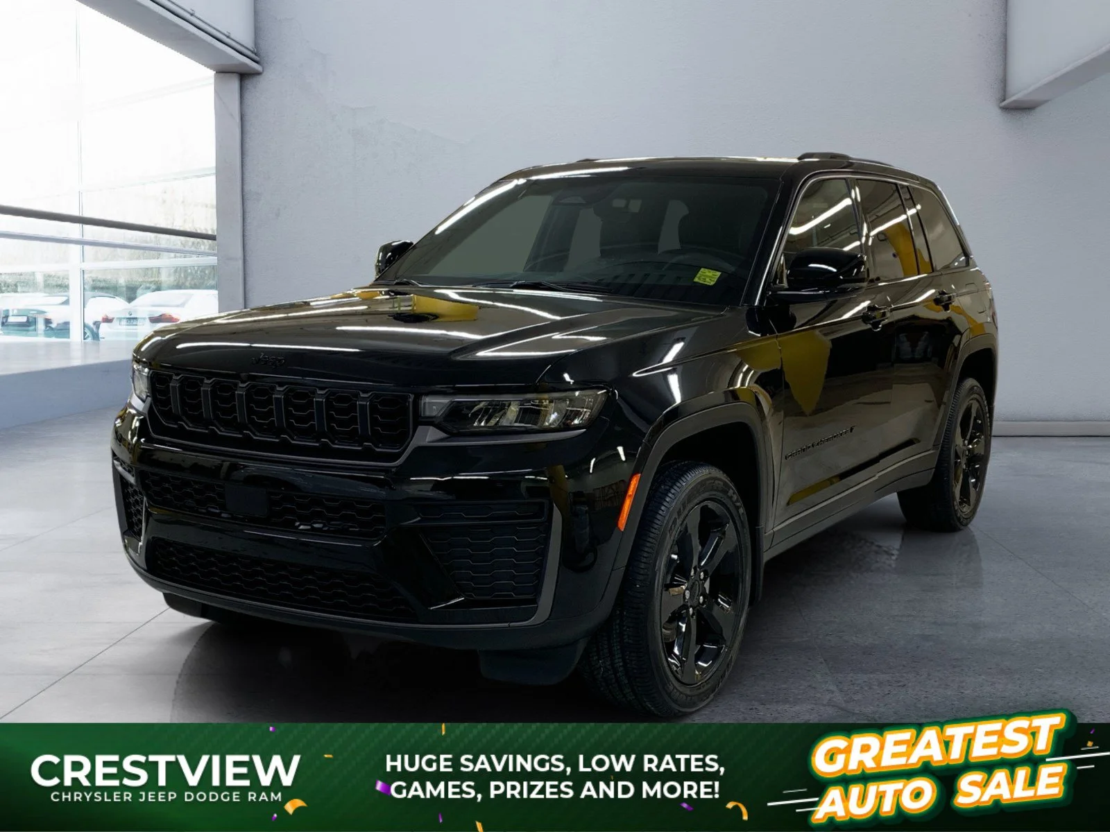 New 2026 Diamond Black Crystal Pearl Jeep Altitude image 1