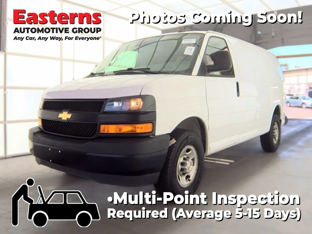 Used 2020 White Chevrolet Work Van image 1