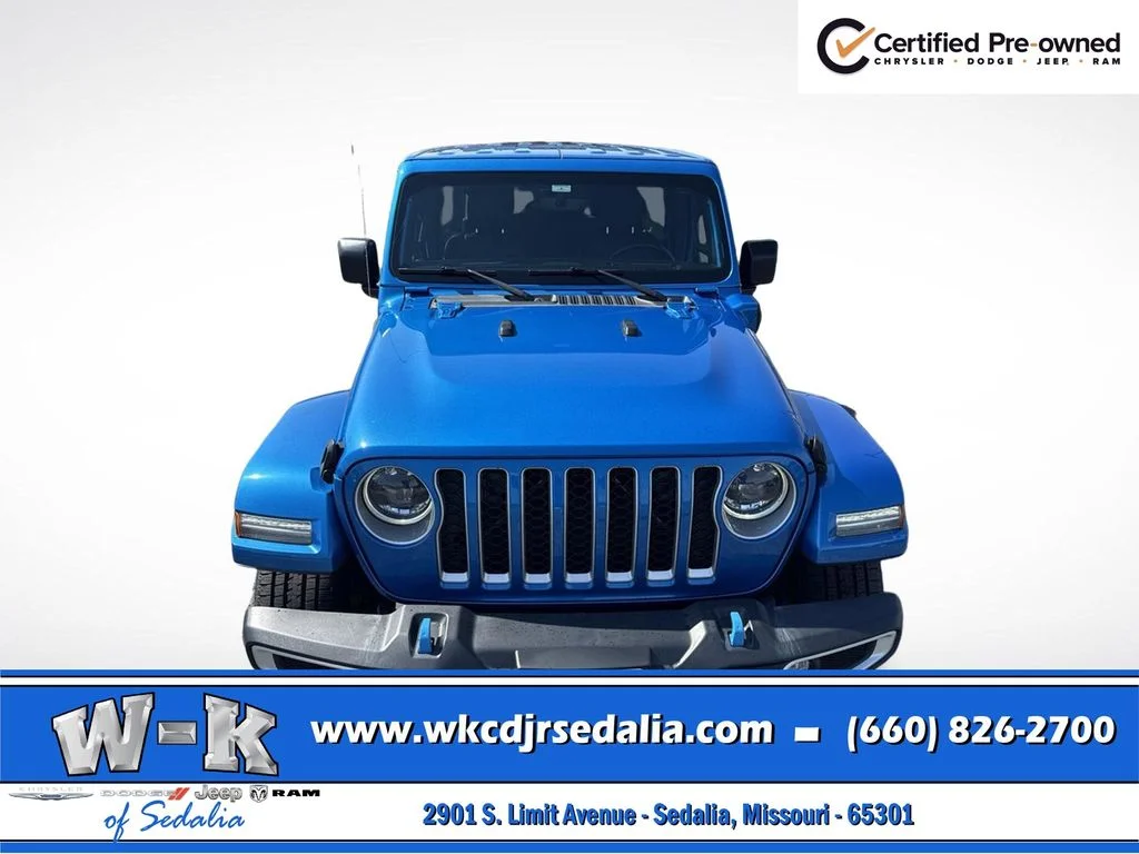 Certified Used 2023 Blue Jeep Sahara 4xe image 17