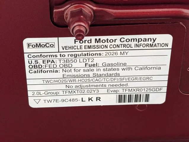 New 2026 Ruby Red Metallic Tinted Clearcoat Ford XLT image 48