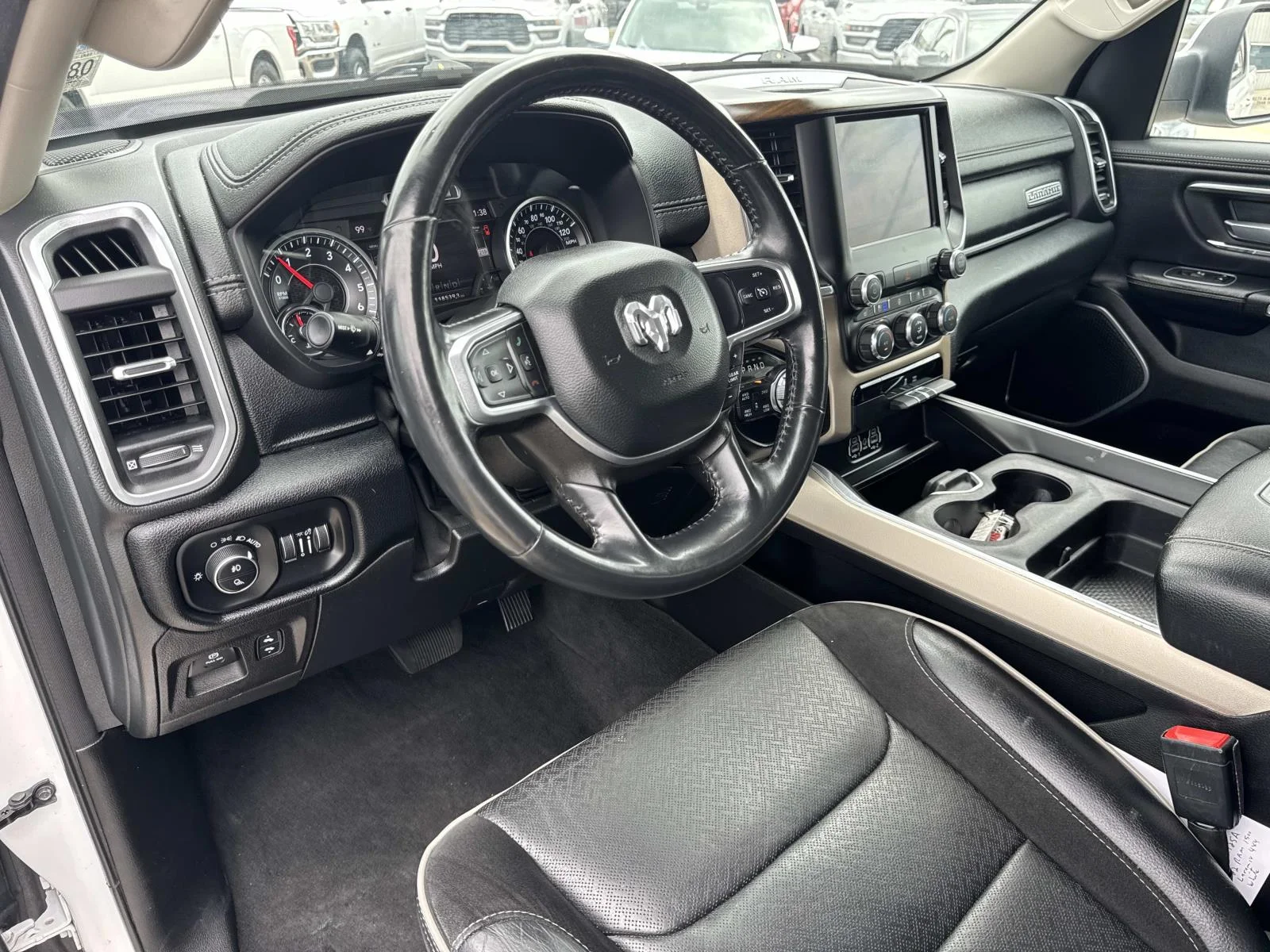 Used 2022 Bright White Clearcoat Ram Laramie image 17
