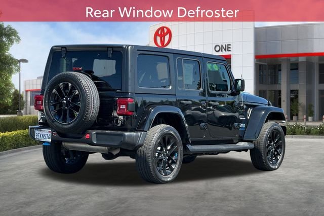 Used 2023 Black Jeep Sahara 4xe image 4