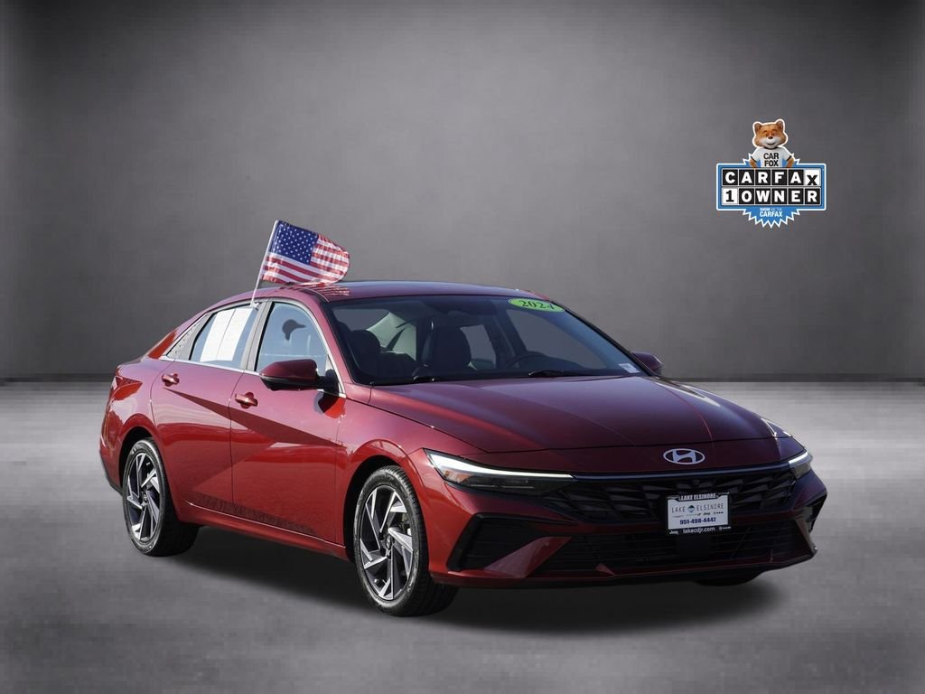 Certified Used 2024 Red Hyundai Limited image 1
