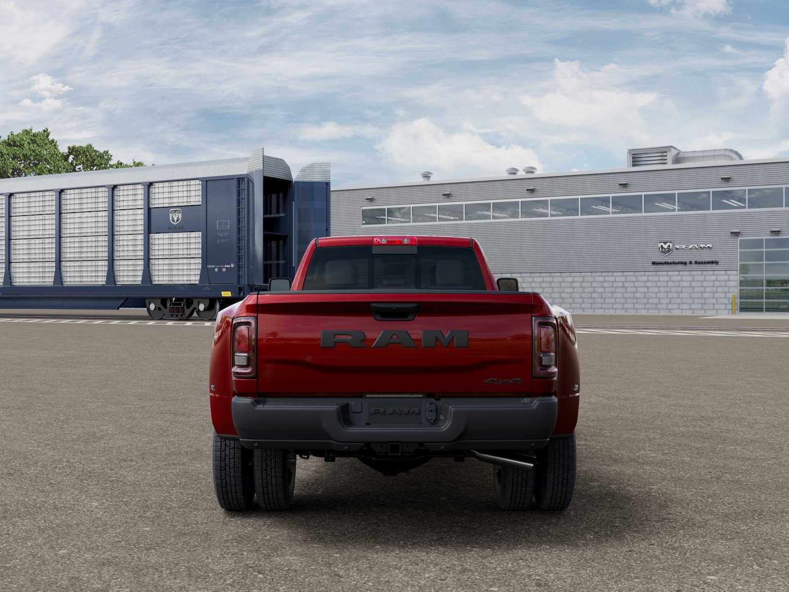 New 2026 Molten Red Pearl-Coat Exterior Paint RAM Tradesman image 33