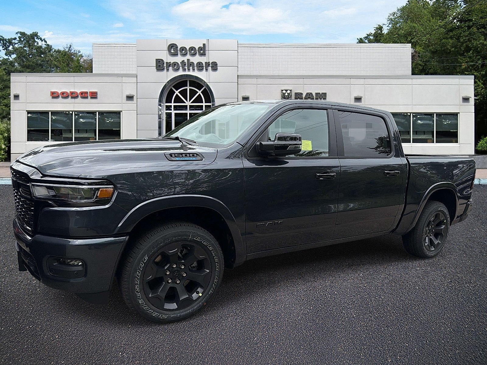 New 2027 Forged Blue Metallic Exterior Paint RAM Big Horn image 2
