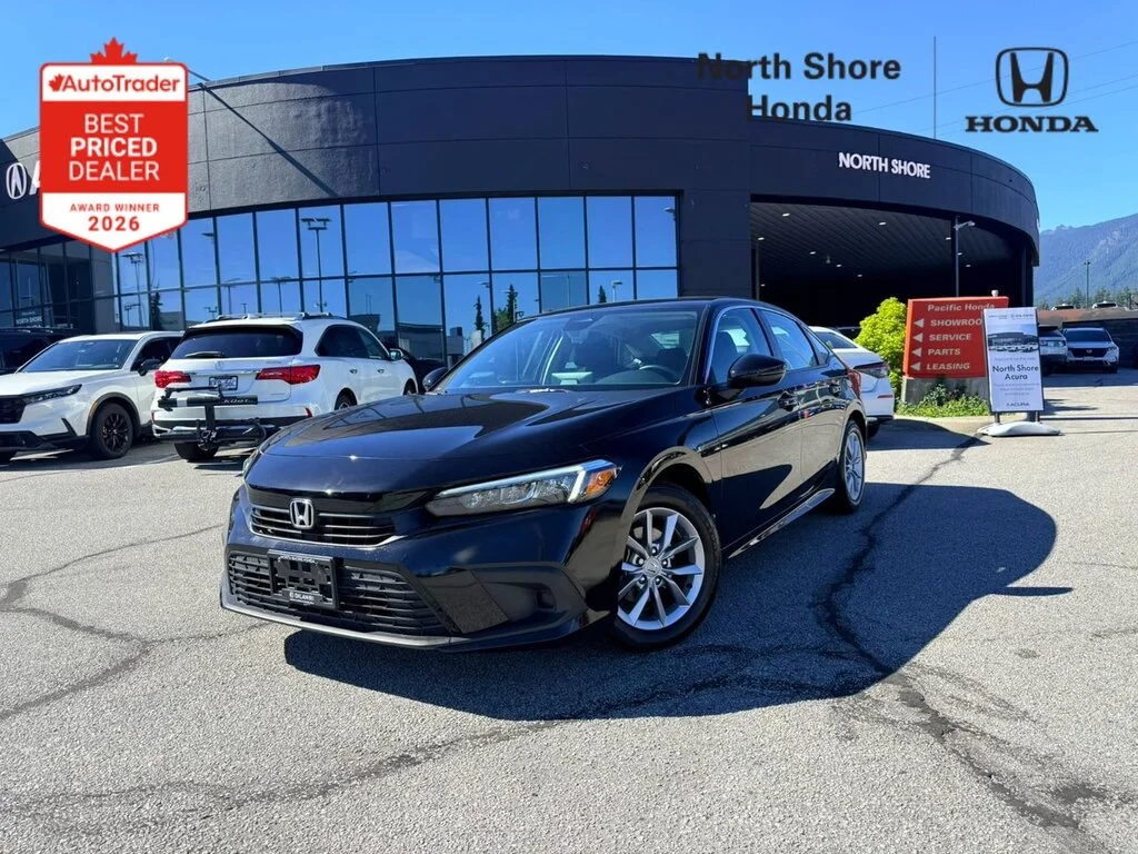 Used 2022 Crystal Black Pearl Honda Sedan EX CVT Certified Pre-Owned   Clean Title   L image 1