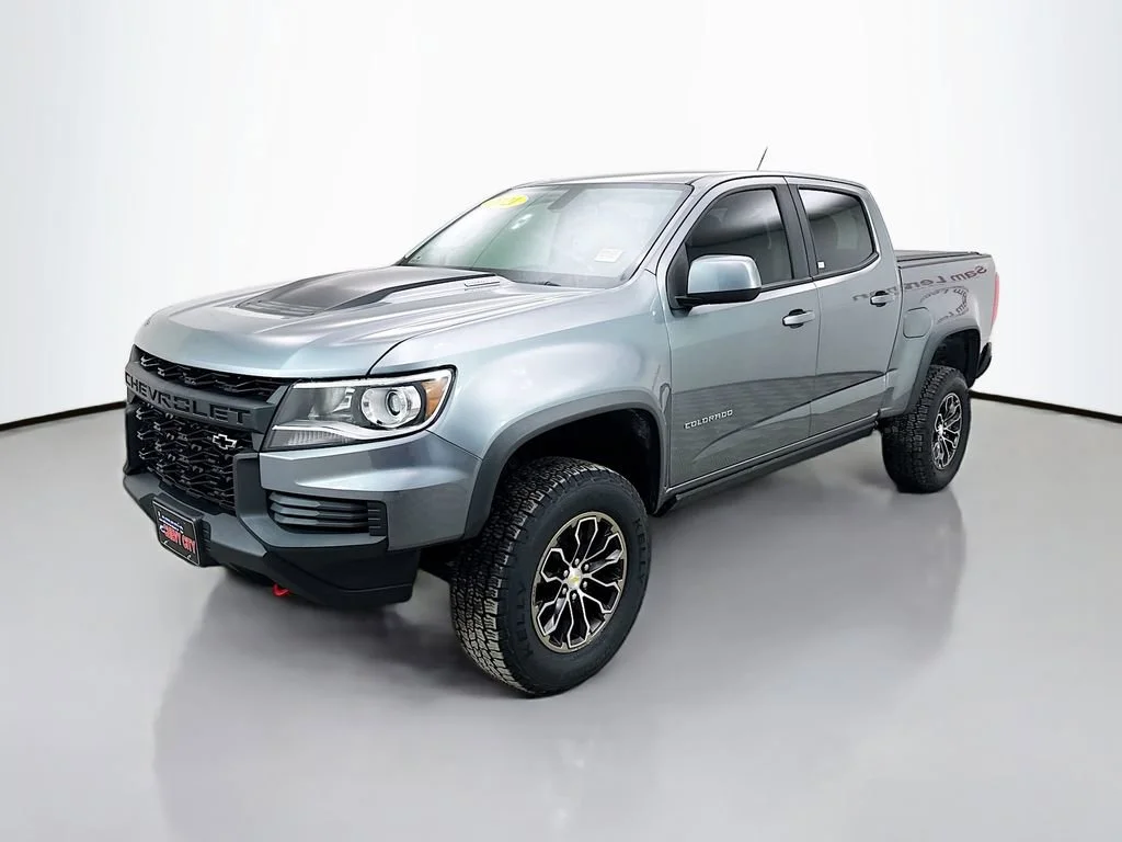 Used 2021 Satin Steel Metallic Chevrolet ZR2 image 4