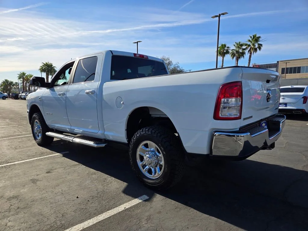 Used 2022 Bright White Clea Ram Big Horn image 4