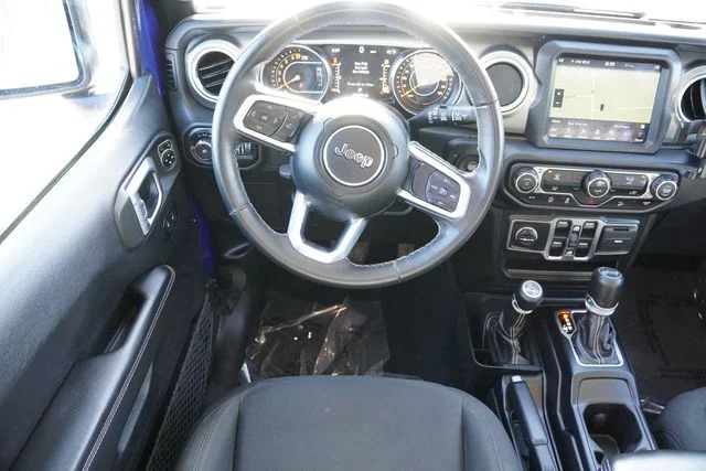 Used 2019 Blue Jeep Unlimited Sahara image 19