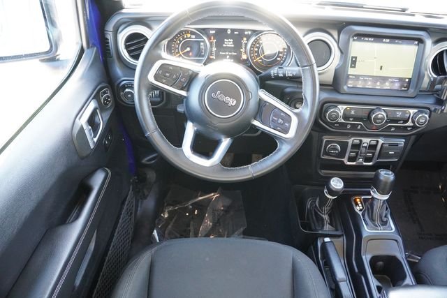 Used 2019 Blue Jeep Unlimited Sahara image 19