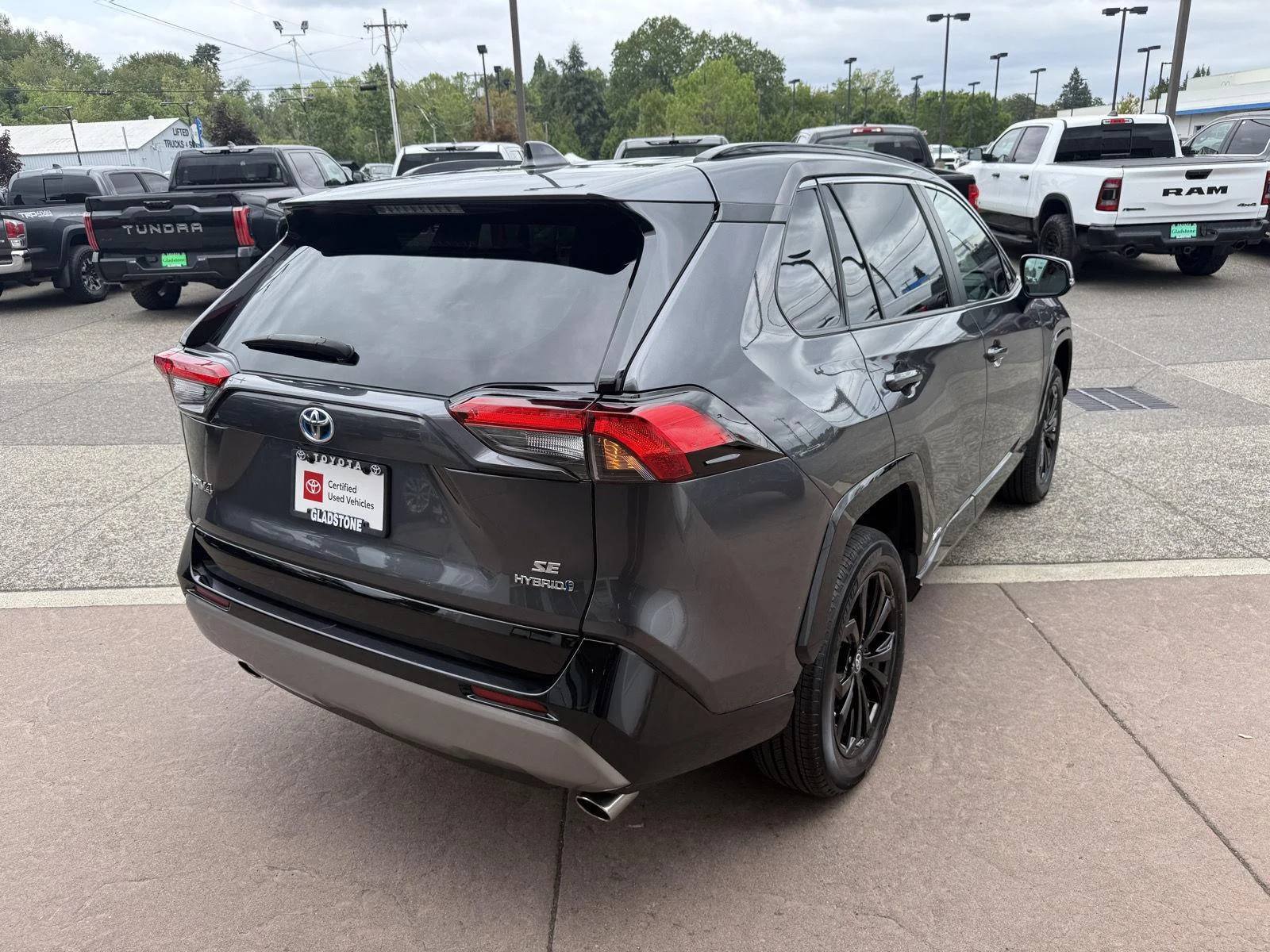 Used 2023 Magnetic Gray Metallic Toyota Hybrid SE image 8