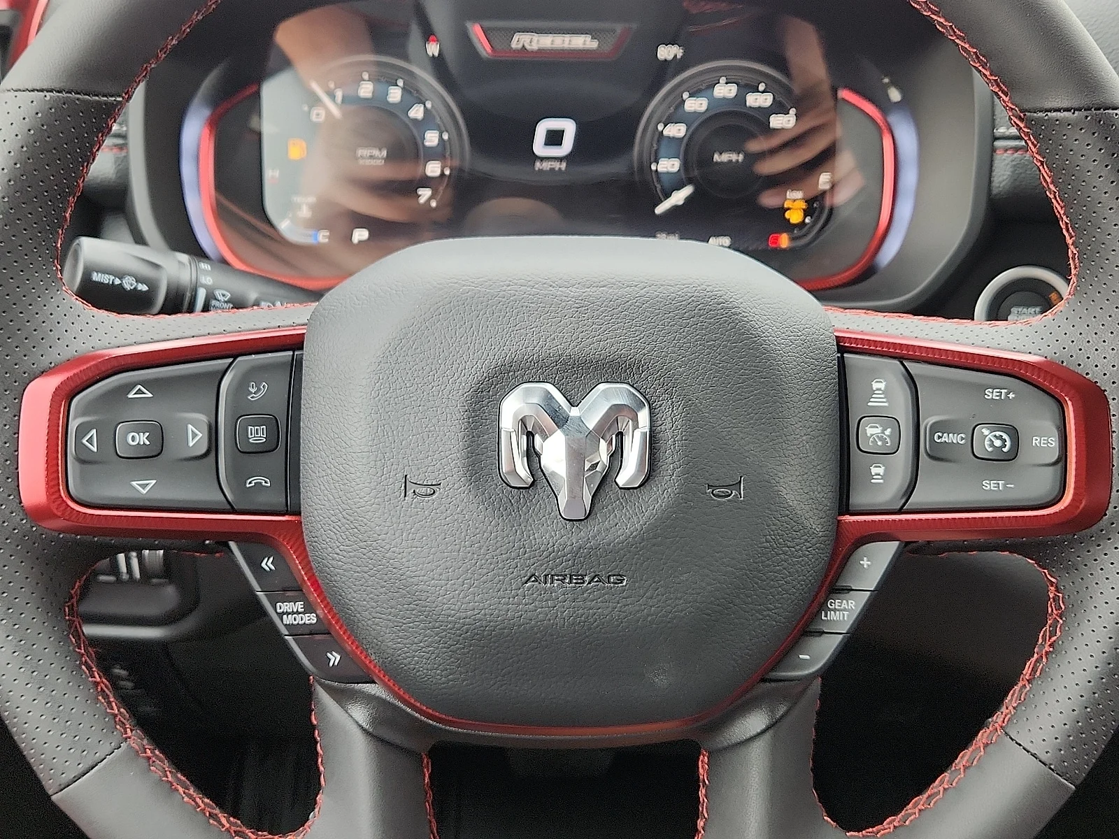 New 2026 Granite Crystal Metallic Clear-Coat  Paint Ram REBEL CREW CAB 4X4 5