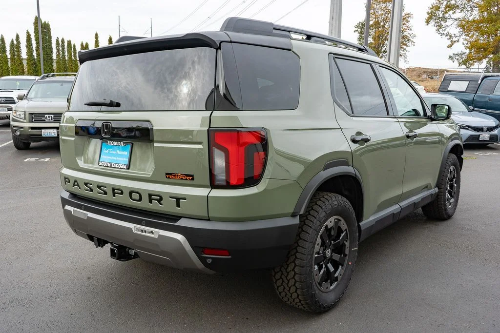 New 2026 Ash Green Metallic Honda TrailSport Elite Blackout image 6