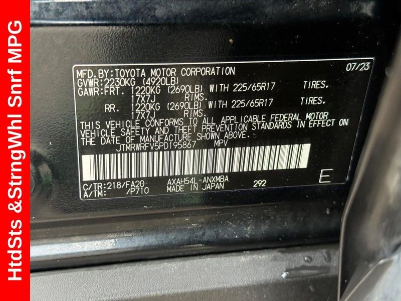 Used 2023 Midnight Black Metallic Toyota XLE image 31