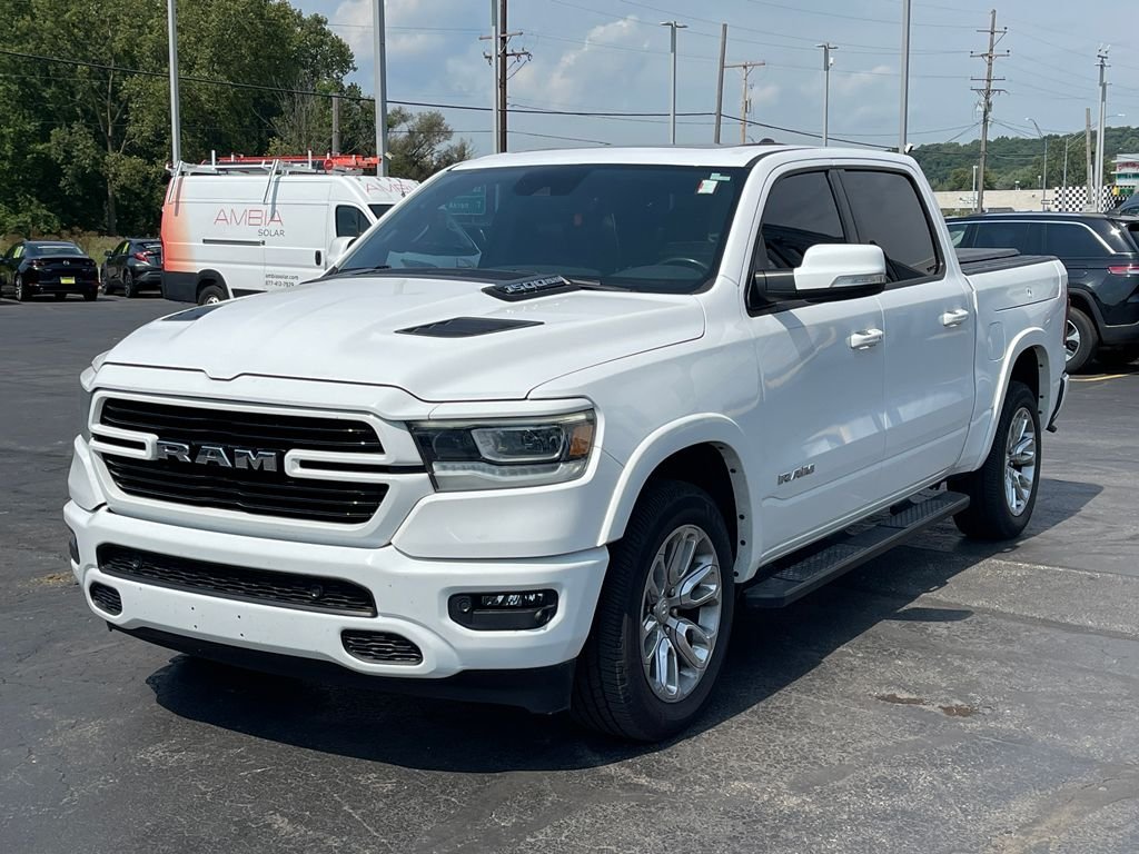 Used 2021 Bright White Clearcoat RAM Laramie image 3