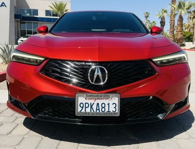 Used 2025 Performance Red Pearl Acura A-Spec Tech Package image 2