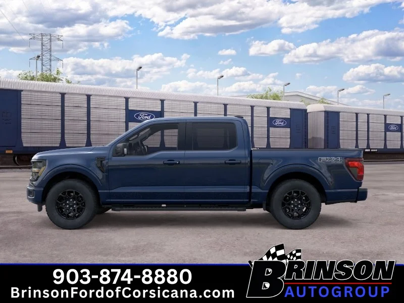 New 2026 Antimatter Blue Metallic Ford XLT image 3