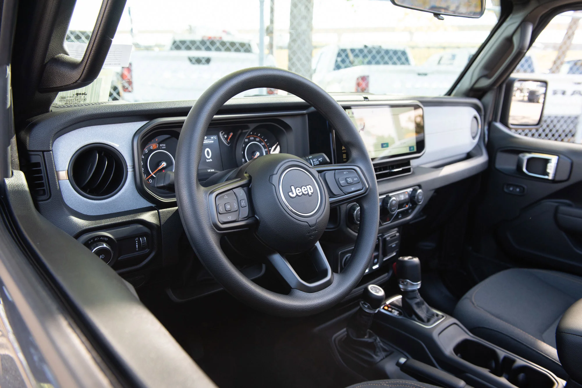 Used 2025 Grey Jeep Sport* 2 Door 4x4, Soft Top, 12 Inch Screen image 8