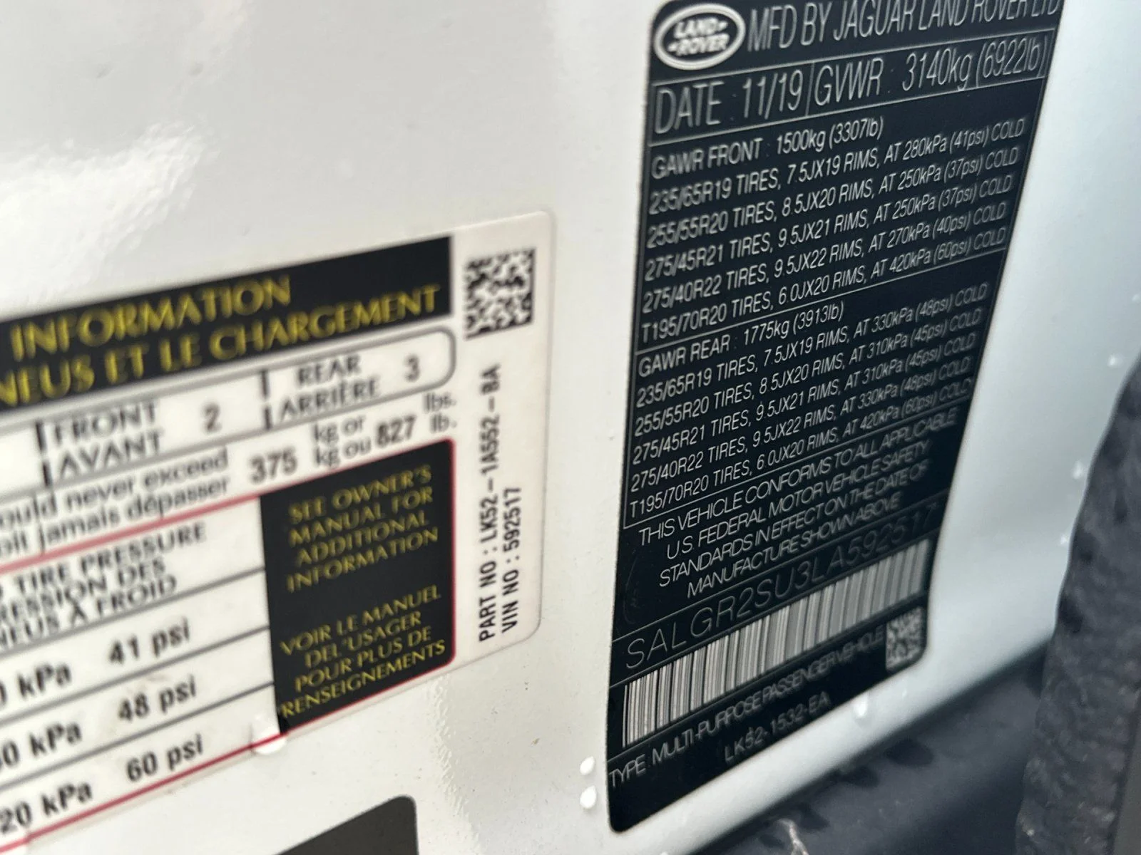 Used 2020 White Land Rover Base image 25