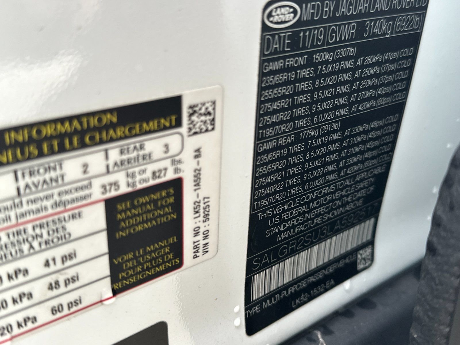 Used 2020 White Land Rover Base image 25
