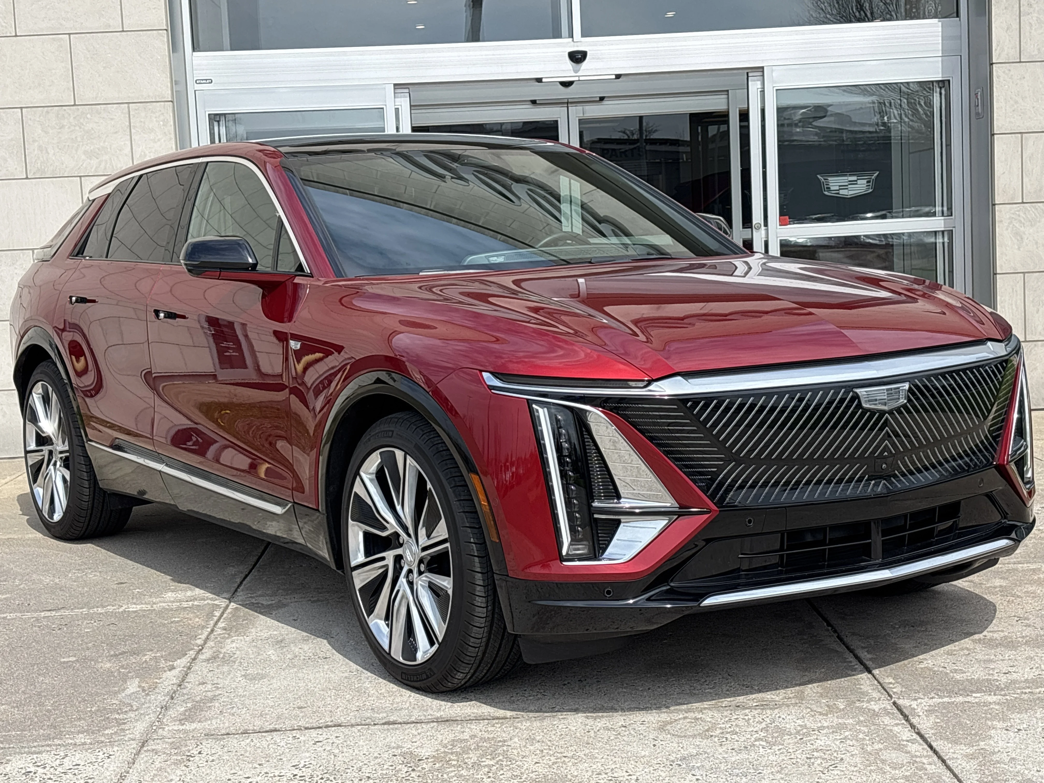 Used 2025 Radiant Red Tintcoat Cadillac Luxury image 2
