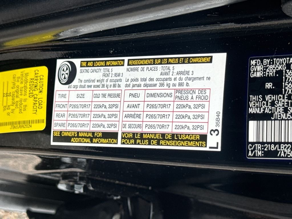 Used 2024 Black Toyota SR5 Premium image 49